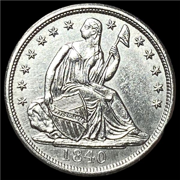 1840 Seated Liberty Half Dime CHOICE BU