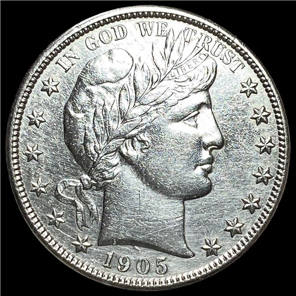 1905-S Silver Barber Half Dollar UNCIRCULATED