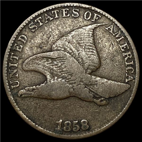 1858 Flying Eagle Cent LIGHTLY CIRCULATED