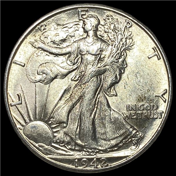 1942-D Silver Walking Liberty Half Dollar UNCIRCULATED