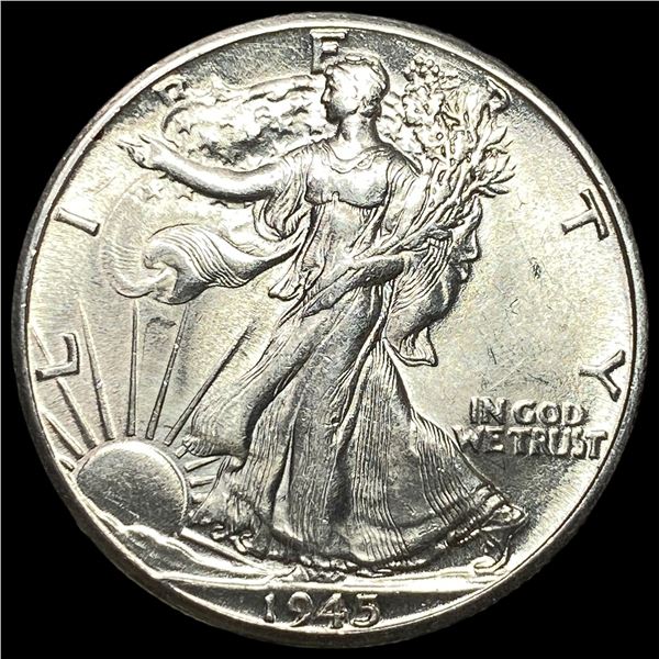 1945-D Silver Walking Liberty Half Dollar UNCIRCULATED