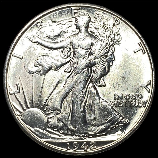 1942-D Silver Walking Liberty Half Dollar UNCIRCULATED
