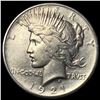 Image 1 : 1921 Silver Peace Dollar CLOSELY UNCIRCULATED