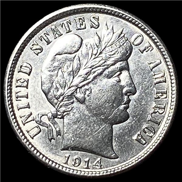 1914 Silver Barber Dime UNCIRCULATED