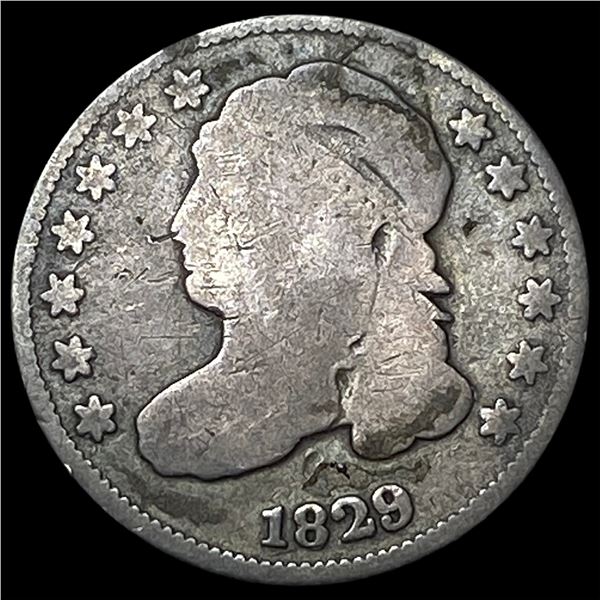 1829 Capped Bust Dime NICELY CIRCULATED