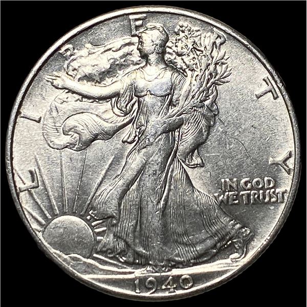 1940 Silver Walking Liberty Half Dollar UNCIRCULATED