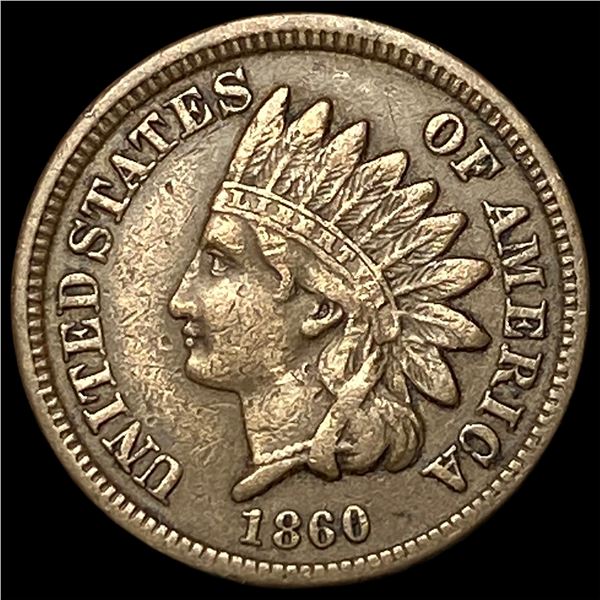 1860 Indian Head Cent NEARLY UNCIRCULATED