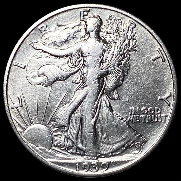 1939 Silver Walking Liberty Half Dollar CLOSELY UNCIRCULATED