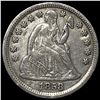 Image 1 : 1858 Silver Seated Liberty Dime CLOSELY UNCIRCULATED