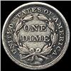 Image 2 : 1858 Silver Seated Liberty Dime CLOSELY UNCIRCULATED