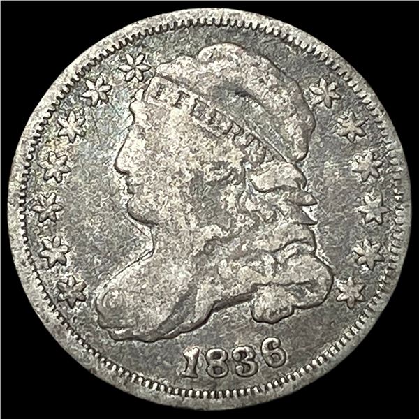 1836 Silver Capped Bust Dime LIGHTLY CIRCULATED