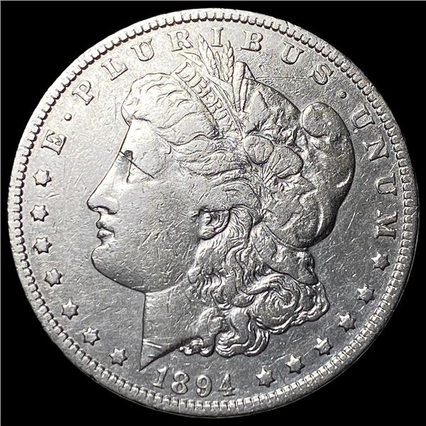 1894 Silver Morgan Dollar NEARLY UNCIRCULATED