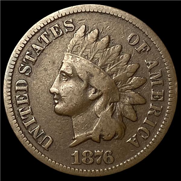 1876 Indian Head Cent NEARLY UNCIRCULATED
