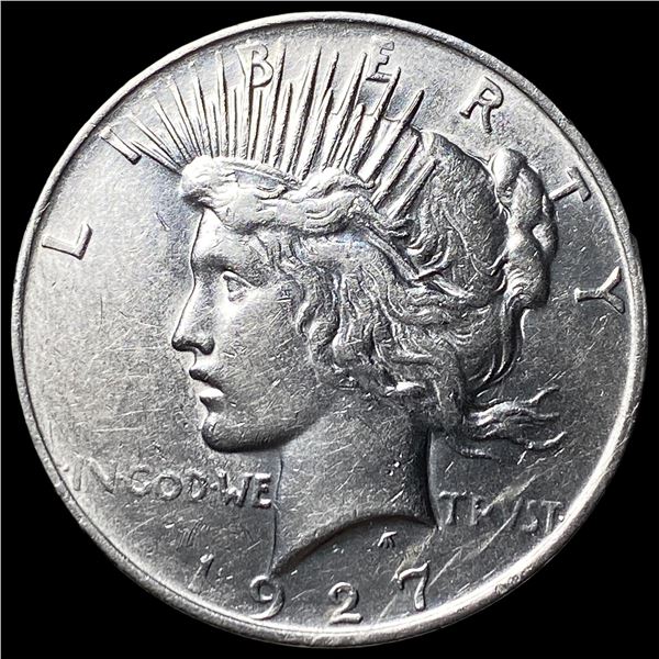 1927-D Silver Peace Dollar CHOICE AU