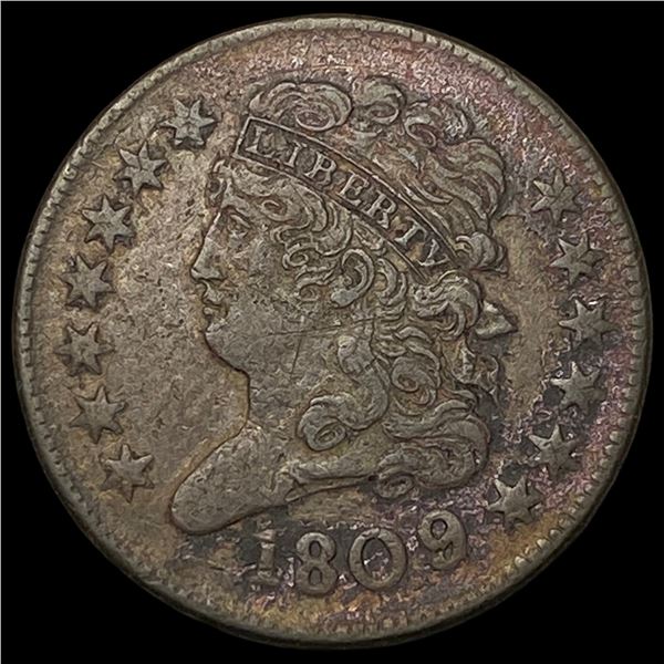 1809 Classic Head Half Cent LIGHTLY CIRCULATED