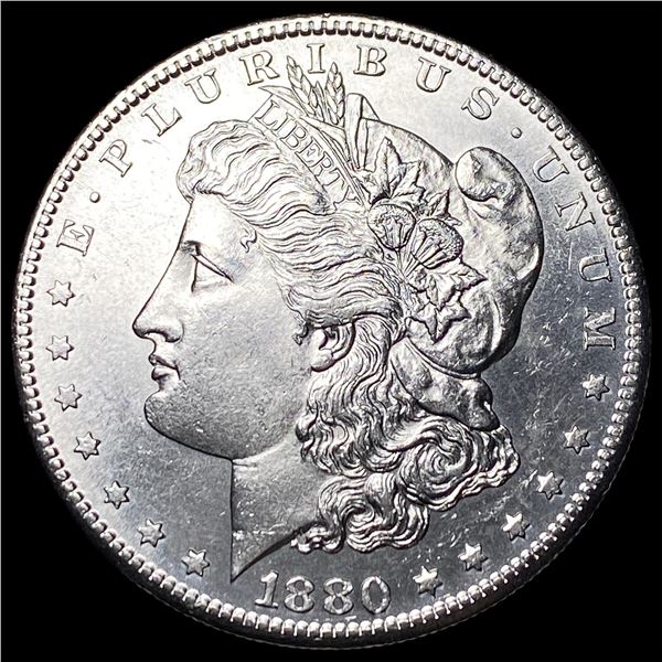 1880-S Silver Morgan Dollar GEM BU