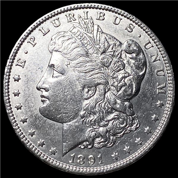 1891 Silver Morgan Dollar CHOICE AU