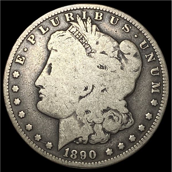 1890-CC Silver Morgan Dollar LIGHTLY CIRCULATED