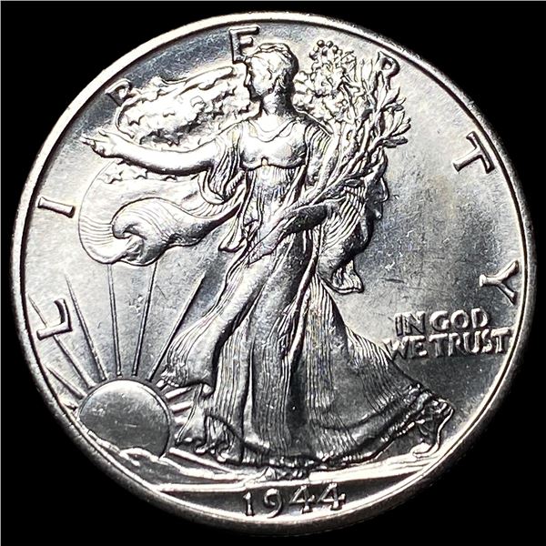1944-D Silver Walking Liberty Half Dollar GEM BU