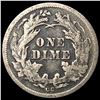 Image 2 : 1876-CC Silver Seated Liberty Dime NICELY CIRCULATED