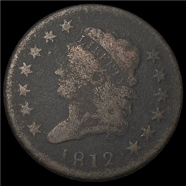 1812 Classic Head Large Cent NICELY CIRCULATED