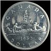 Image 2 : 1965 Canada Silver Dollar GEM BU