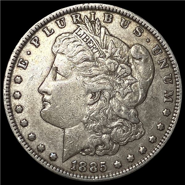 1885 Silver Morgan Dollar NEARLY UNCIRCULATED