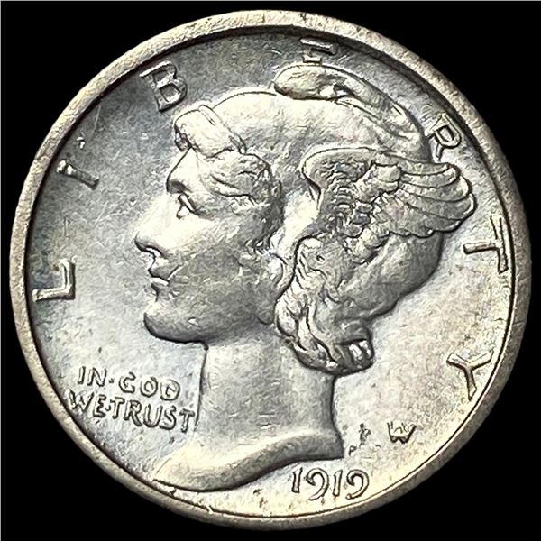 1919-S Silver Mercury Dime UNCIRCULATED