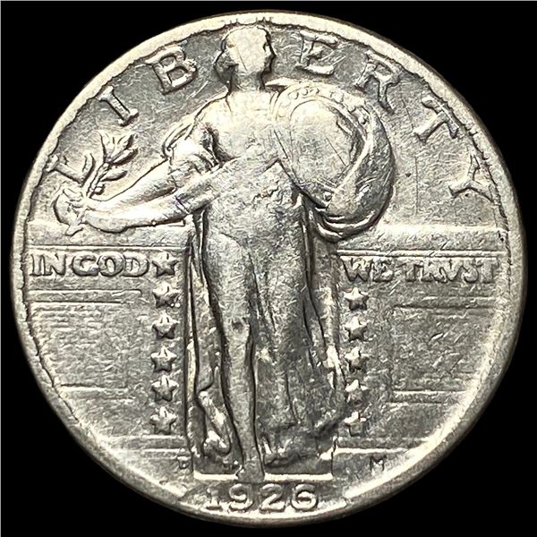 1926-D Standing Liberty Quarter LIGHTLY CIRCULATED