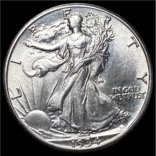 1934-S Silver Walking Liberty Half Dollar NEARLY UNCIRCULATED