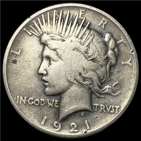 1921 Silver Peace Dollar LIGHTLY CIRCULATED