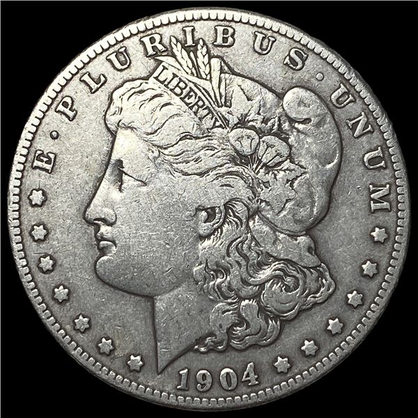 1904-S Silver Morgan Dollar NEARLY UNCIRCULATED