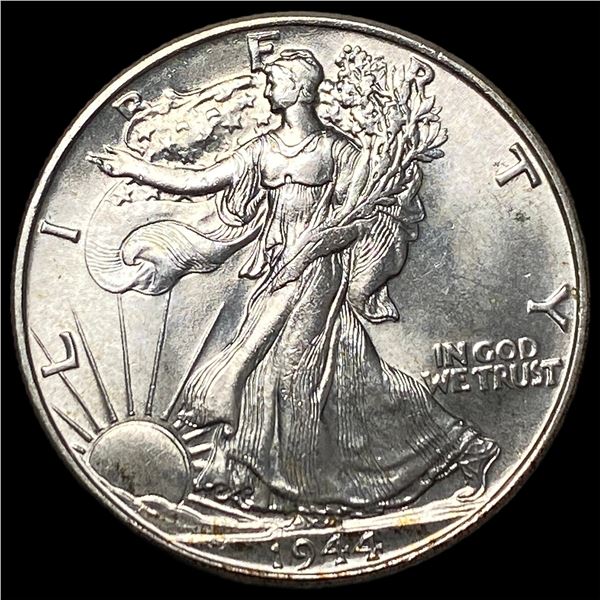 1944 Silver Walking Liberty Half Dollar GEM BU