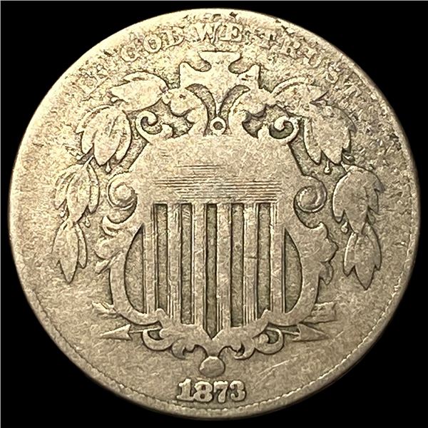 1873 Shield Nickel LIGHTLY CIRCULATED