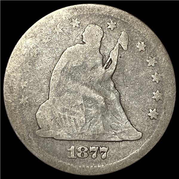 1877 Seated Liberty Half Dollar NICELY CIRCULATED
