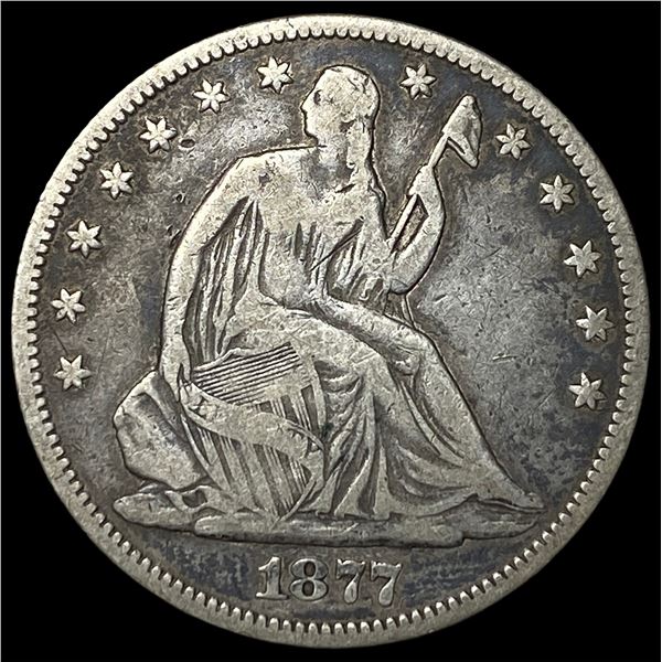 1877 Seated Liberty Half Dollar UNCIRCULATED