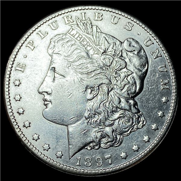 1897-S Morgan Silver Dollar CLOSELY  UNCIRCULATED