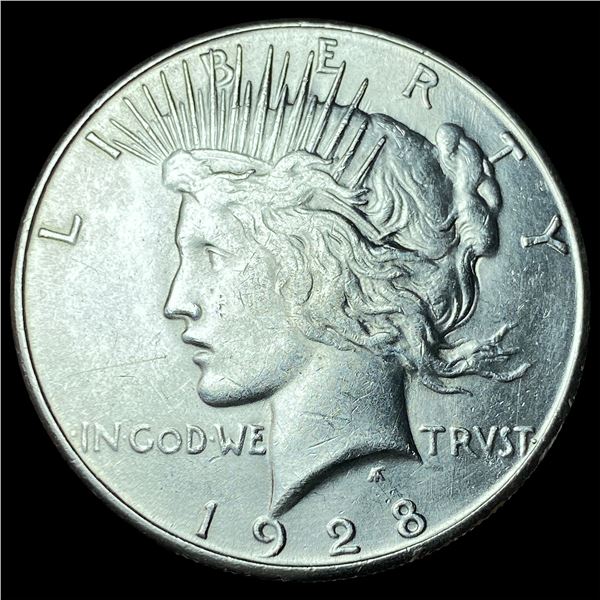 1928-S Silver Peace Dollar CLOSELY  UNCIRCULATED
