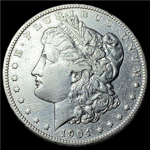 1904 Silver Morgan Dollar CLOSELY  UNCIRCULATED