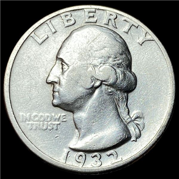 1932-D Silver Washington Quarter NEARLY  UNCIRCULATED