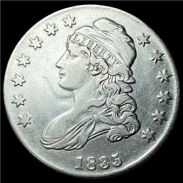 1835 Capped Bust Half Dollar NEARLY  UNCIRCULATED