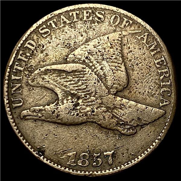 1857 Flying Eagle Cent LIGHTLY CIRCULATED