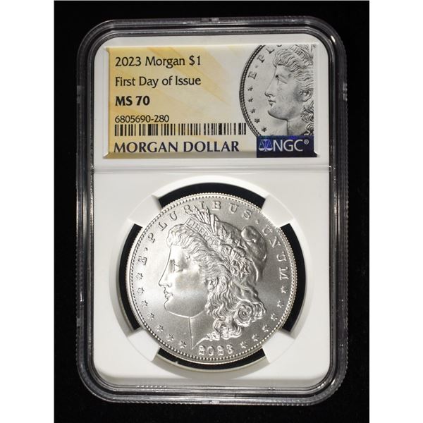 2023 MORGAN DOLLAR NGC MS70