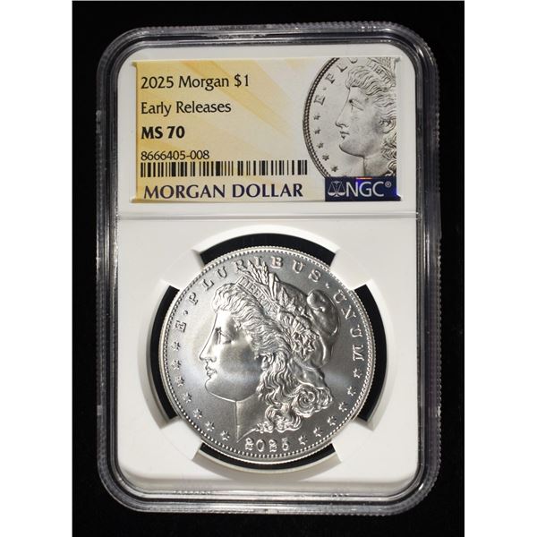 2025 MORGAN DOLLAR NGC MS70