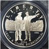 Image 2 : 2004-P LEWIS & CLARK COMMEM DOLLAR PCGS PR-69 DCAM