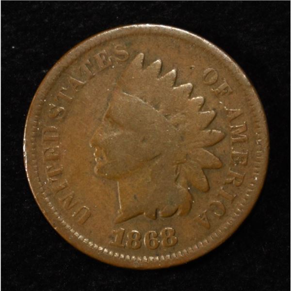 1868 INDIAN HEAD CENT GOOD
