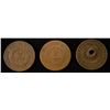 Image 2 : (3) 2-CENT PIECES DAMAGED