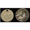 Image 1 : 3-CENT SILVER & LIBERTY SEATED HALF DIME