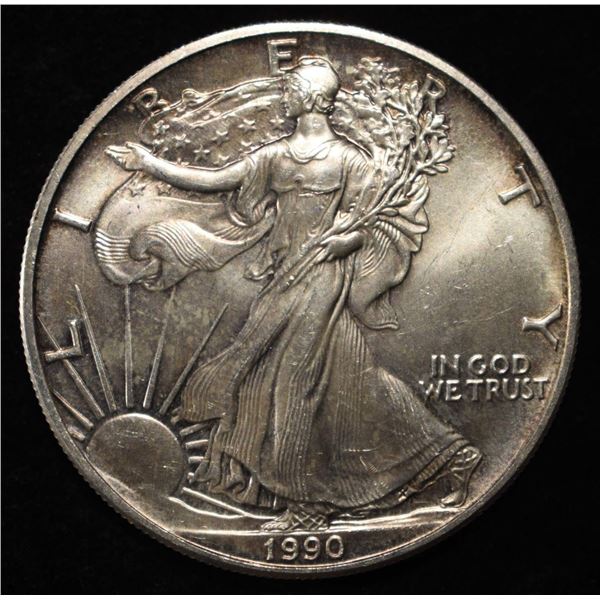 1990 AMERICAN SILVER EAGLE