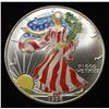Image 1 : 1998 AMERICAN SILVER EAGLE COLORIZED